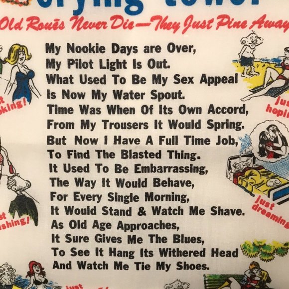 VINTAGE Boxed Retirement Crying Towel - Picture 13 of 16